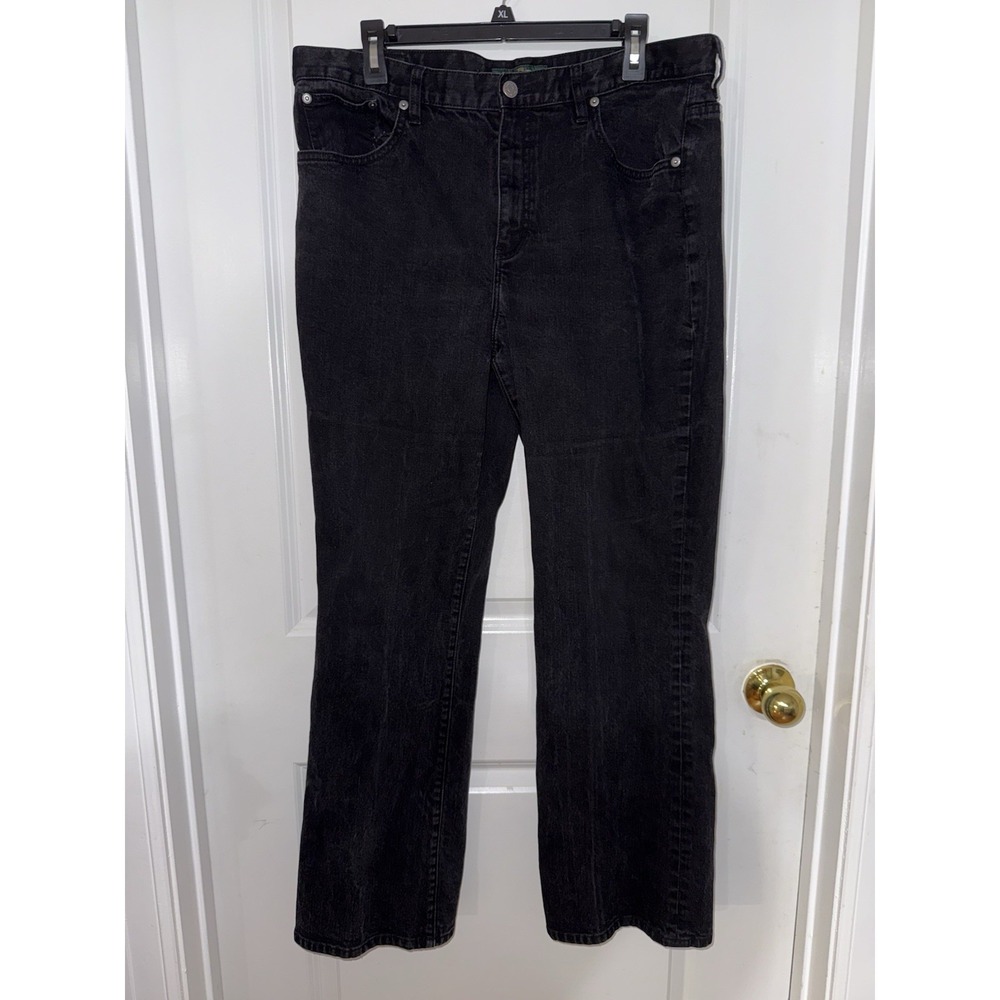 LRL Lauren Jean Co Ralph Lauren Women's Size 16 Black Jeans
